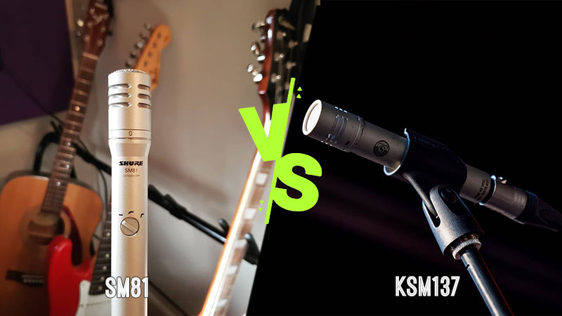 shure sm81 vs ksm137