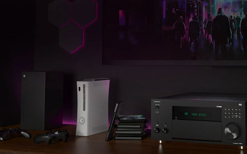 Ampli 11.2 kênh Onkyo TX-RZ50 giúp âm thanh chơi game thêm sôi động