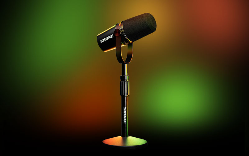 shure mv7+ podcast kit