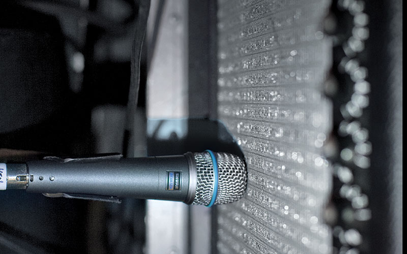 Micro dynamic cho nhạc cụ Shure Beta 57A thu âm ampli guitar