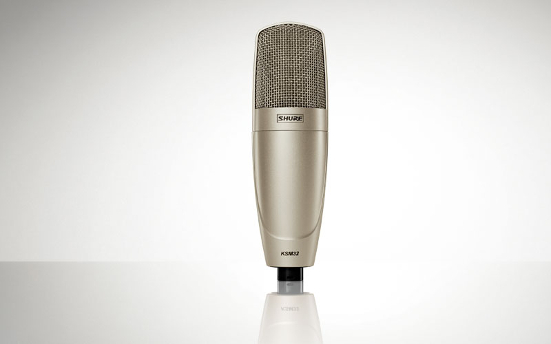 Micro thu âm phòng thu cho ca sĩ chuyên nghiệp Shure KSM32