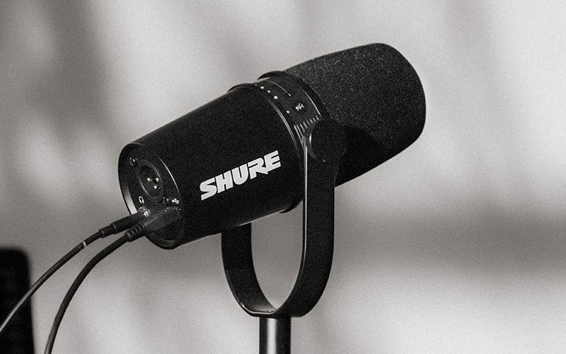 Micro podcast Shure MV7