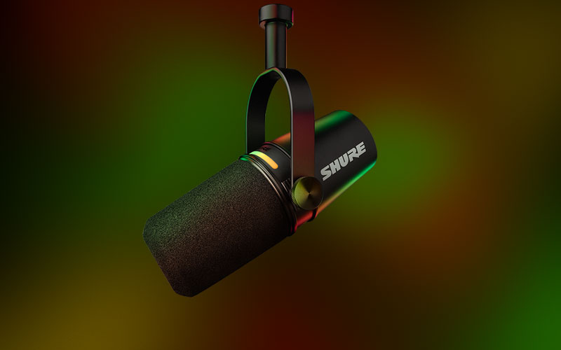 Micro podcast Shure MV7+
