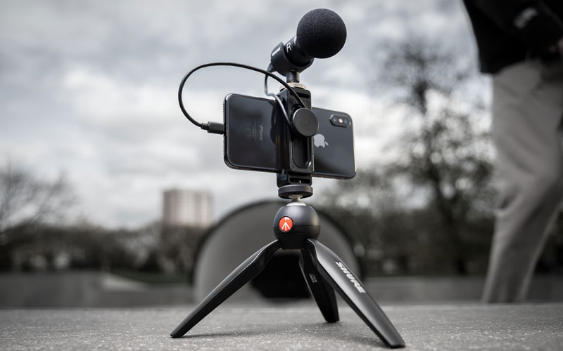 Bộ kit micro cho điện thoại Shure MV88+ video kit