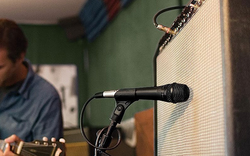 micro nhạc cụ shure pga57 thu âm ampli guitar