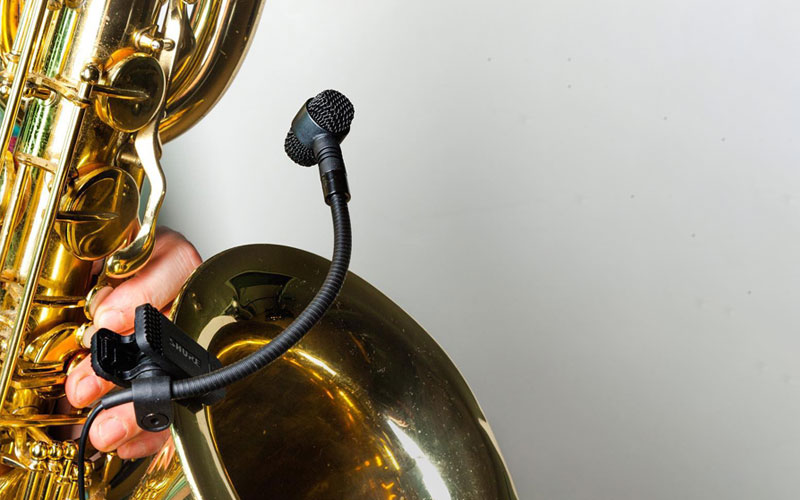 Micro condenser Shure PGA98H thu âm kèn