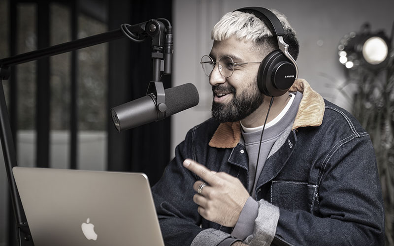 Micro podcast Shure SM7B