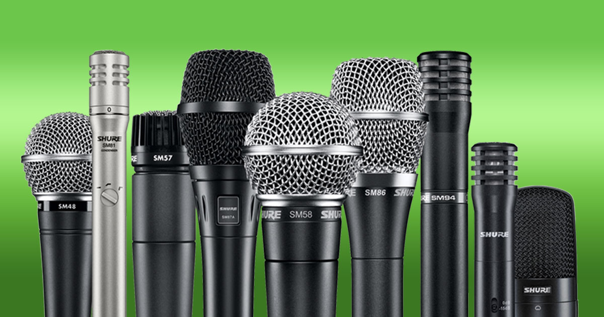 dòng micro Shure SM