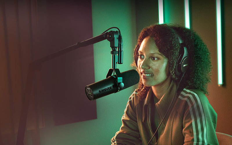 Micro podcast Shure SM7dB