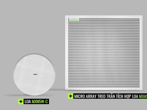Sử dụng micro hội nghị Shure MXA902 với loa MXN5C hoặc các loa ngoài khác