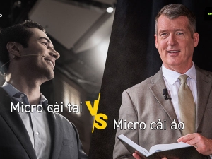 Micro cài áo và micro đeo tai: Micro nào hợp với bạn hơn?