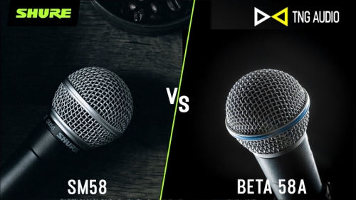 Sự khác biệt giữa 2 micro nổi tiếng SM58 và Beta 58A