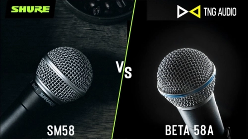 Sự khác biệt giữa 2 micro nổi tiếng SM58 và Beta 58A