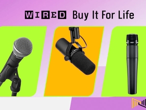 Shure SM7B, SM58 và SM57 vào danh sách những sản phẩm "Mua 1 lần, xài cả đời" của WIRED