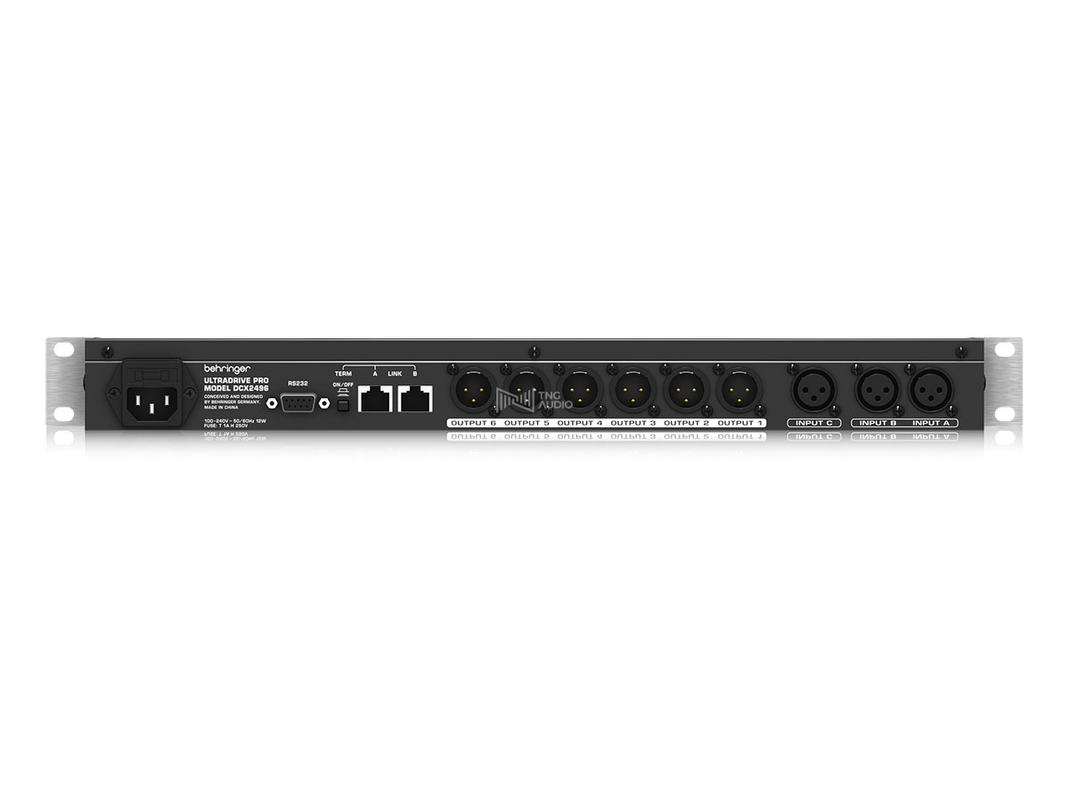 Behringer DCX2496 - Hệ thống quản lý loa kỹ thuật số 24-Bit/96 kHz có ...